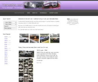 Mercseller.com(Used Mercedes cars for sale) Screenshot