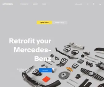 Mercteil.com(Genuine Mercedes) Screenshot