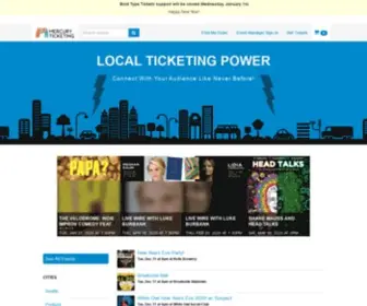 Merctickets.com(Mercury Tickets) Screenshot