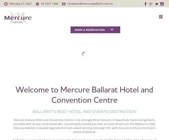 Mercureballarat.com.au(Mercure Ballarat Hotel and Convention Centre) Screenshot