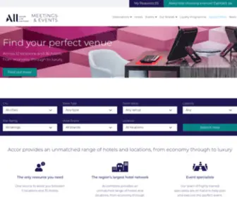 Mercuremeetings.co.nz(Accor Conference Venues) Screenshot