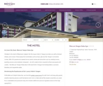 Mercureyangonkabaaye.com(If you are looking for a Hotel in Myanmar the Mercure Yangon Kaba Aye) Screenshot