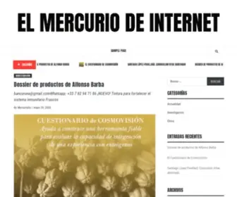 Mercurialis.com(El Mercurio de Internet) Screenshot