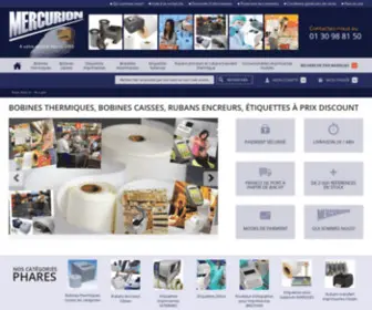 Mercurion-Online.com(Etiquettes imprimantes) Screenshot