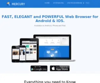 Mercury-Browser.com(Mercury Browser) Screenshot