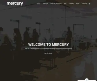 Mercury-Group.co.uk(A marketing agency) Screenshot