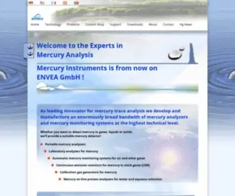 Mercury-Instruments.de(ENVEA) Screenshot