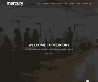 Mercury-Marketing.co.uk(A marketing agency) Screenshot