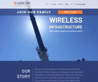 Mercurycom.net(Mercury Communications) Screenshot