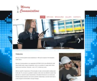 Mercurycomms.co.za(Mercury Communications) Screenshot