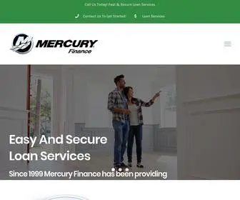 Mercuryfinanceinc.com(Loans & Financial Services) Screenshot