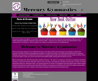 Mercurygymnastics.com(Mercury Gymnastics) Screenshot