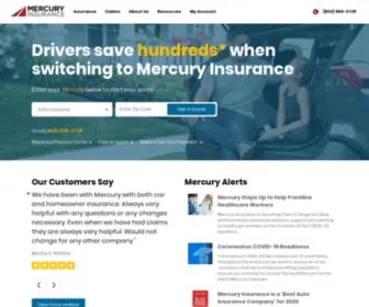 Mercuryinsurance.com(Auto Insurance & Car Insurance Quotes) Screenshot