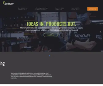 Mercurymetalfabricators.com(Mercury Corporation) Screenshot