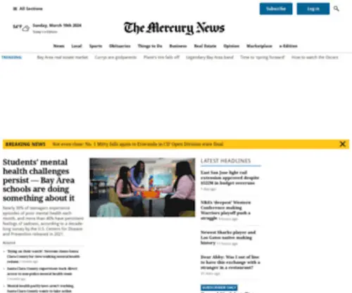 Mercurynews.com(The Mercury News) Screenshot