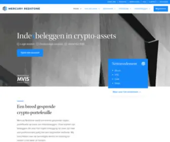 Mercuryredstone.com(Indexbeleggen in crypto) Screenshot