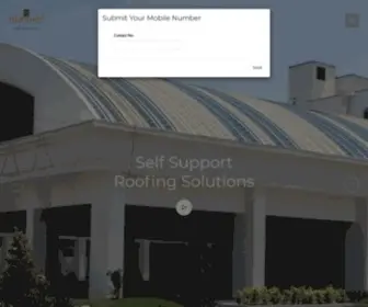 Mercuryroof.com(Trussless Roofing System) Screenshot