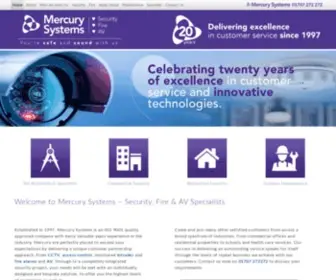 Mercurysystems.co.uk(Mercury Systems Security Specialists) Screenshot
