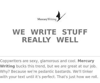 Mercurywriting.com(Mercury Writing) Screenshot