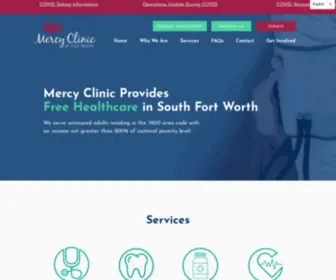 Mercy-Clinic.org(Free Medical Clinic) Screenshot