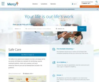 Mercy-Fammed.com(Doctors, Hospitals & Clinics in MO, AR, OK & KS) Screenshot