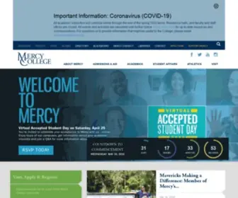 Mercy.edu(Mercy College) Screenshot