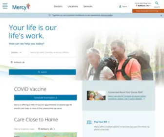 Mercy.net(Doctors, Hospitals & Clinics in MO, AR, OK & KS) Screenshot