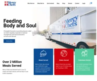 Mercychefs.com(Create an Ecommerce Website and Sell Online) Screenshot