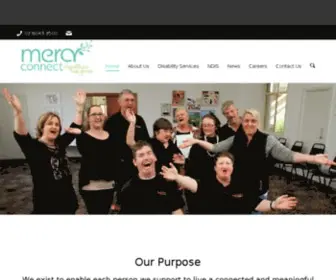 Mercyconnect.org.au(Together We Grow) Screenshot
