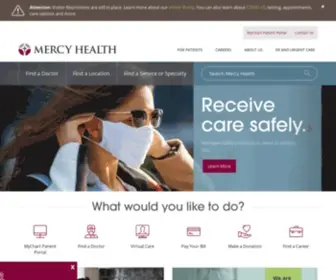 Mercyhealth.com(Mercy Health) Screenshot