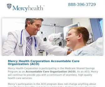 Mercyhealthaco.com(Mercy Accountable Care Organization) Screenshot