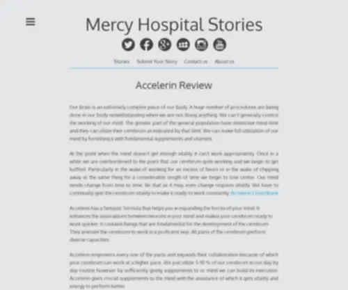 Mercyhospitalstories.org(Mercyhospitalstories) Screenshot
