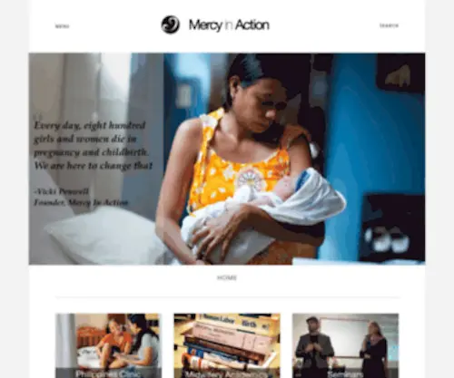 Mercyinaction.com(Mercy in Action) Screenshot