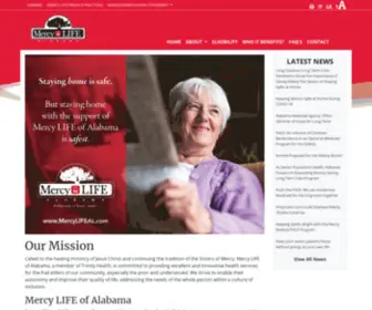 Mercylifeal.com(Mercy Life Alabama) Screenshot