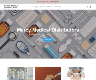 Mercymedicaldistributors.com(Mercy Medical Distributors) Screenshot