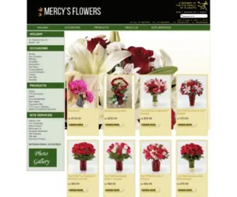 Mercysflowersonline.com(Mercy's Flowers) Screenshot