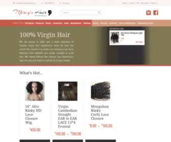Mercyshairextensions.com(Mercy&#039;s Hair Extensions) Screenshot