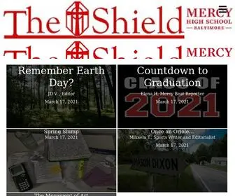 Mercyshield.com(The student news site of Mercy High School) Screenshot