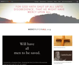 Mercyuponall.org("For God hath shut up all unto disobedience) Screenshot