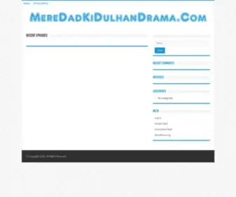 Meredadkidulhandrama.com(Mere Dad Ki Dulhan Sony TV New Drama Watch Complete Episodes) Screenshot