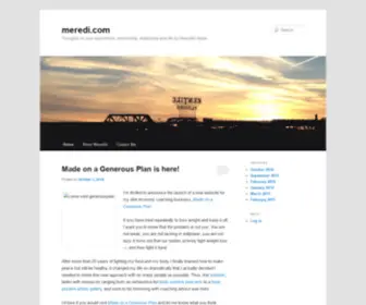 Meredi.com(Thoughts on user experience) Screenshot