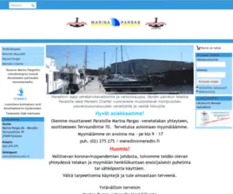 Meredin.fi(Ulkoiluaitta Oy on vahva ja osaava veneiden tarvike) Screenshot