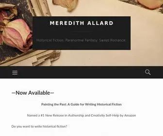 Meredithallard.com(Meredith Allard) Screenshot