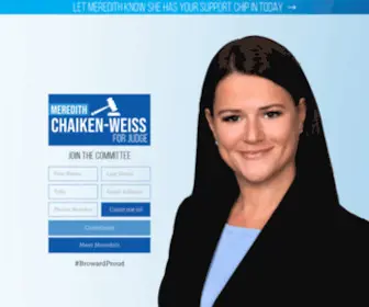 Meredithforjudge.com(Cast your vote to elect buncombe district court judge candidate meredith pressley stone. meredith) Screenshot