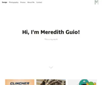 Meredithguio.com(Meredith Guio) Screenshot