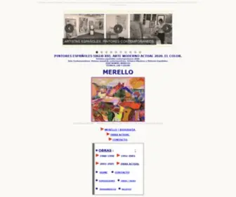 Merello.com(Arte Contemporáneo espanol 2013) Screenshot