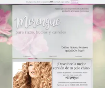 Merenguepararizos.com(Crema para pelo chino) Screenshot