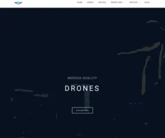 Mergedrealitydrones.com(Merge Dreality Drones) Screenshot