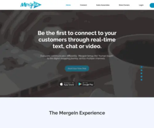 Mergein.com(Home) Screenshot