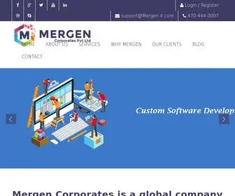 Mergencorporates.com(Mergen Corporates Pvt Ltd) Screenshot